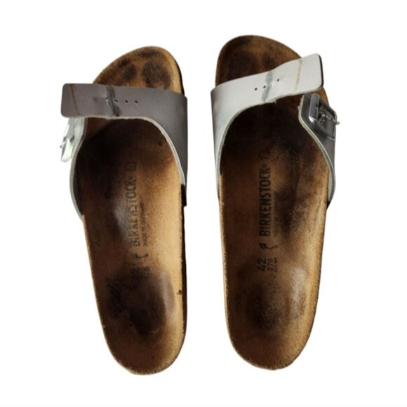 Birkenstock Metallic Slide Sandals - Picture 2 of 9